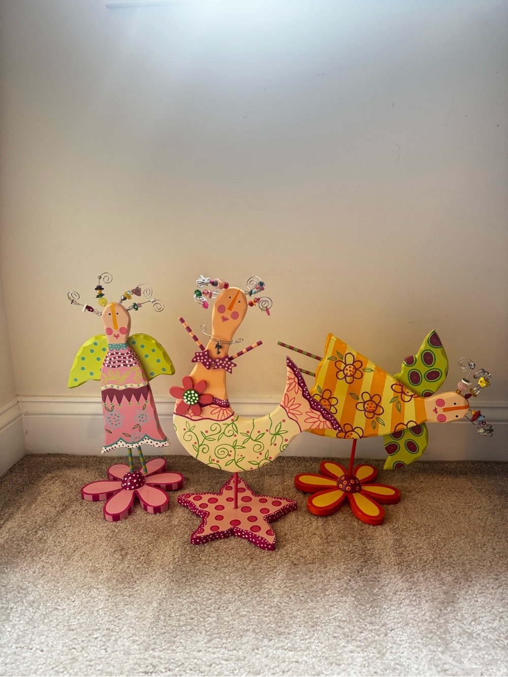 Hannabells by Johnna Elstob for SILVESTRI® Lot of 3 Standing Angels